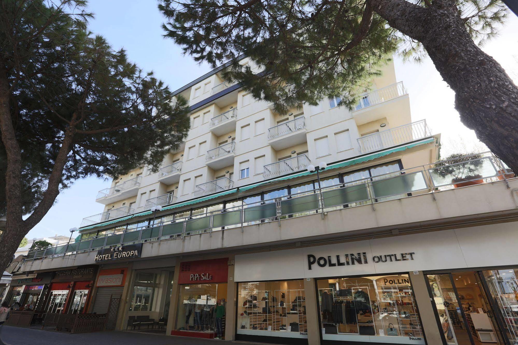 Hotel Europa Rimini Bagian luar foto